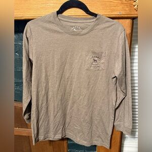 Over Under Kids Long Sleeve Tee in Tan